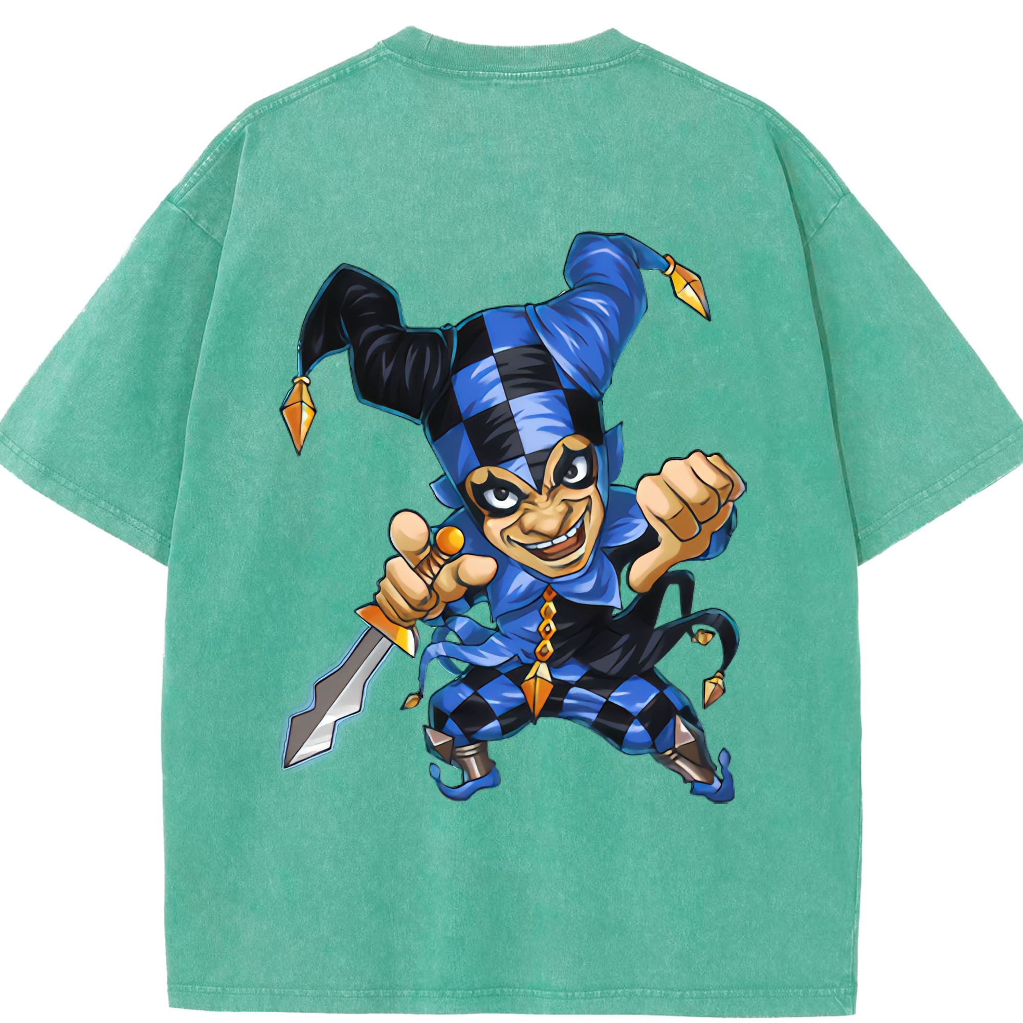リーグ・オブ・レジェンド League of Legends LOL 綿100% ヴィンテージ風 半袖Tシャツ（背面プリント）